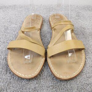 Il Sandalo Caprese Capri Womens Size 41 EU Sandals Strappy Slip On Shoes Leather